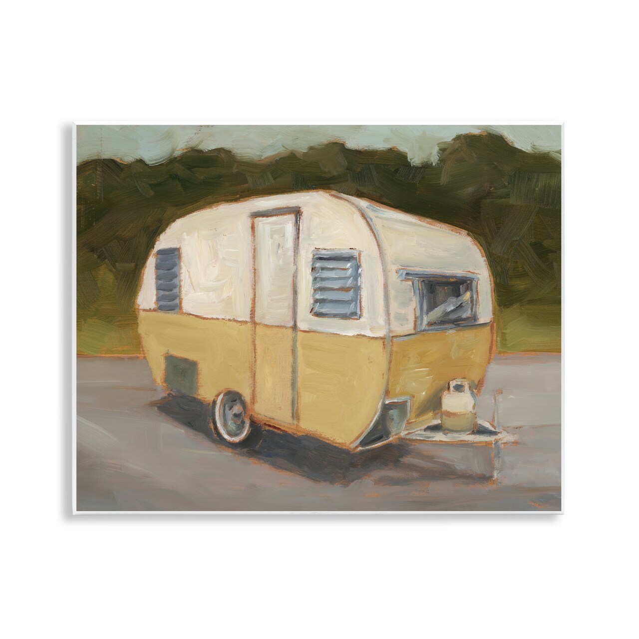 Stupell Industries Yellow Retro Camper Wall Plaque By Ethan Harper